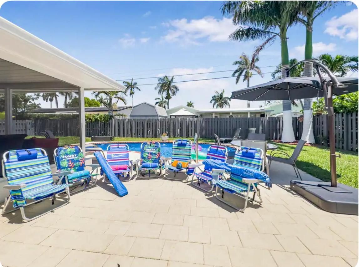 Amazing Home W Heated Pool 8 Mins To The Beach Lighthouse Point Exterior foto